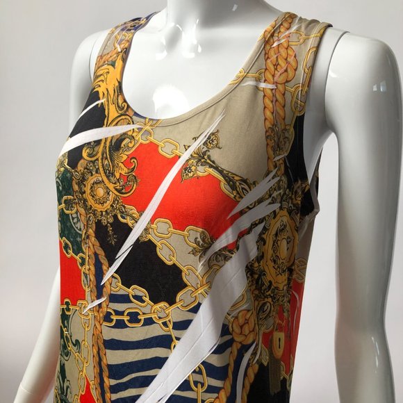 SALE! Scarf Pattern Dress - Picture 3 of 5